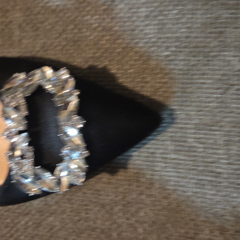 adrienne vittadini Gizzi shoes block heels Sling Back Size 8 - Picture 2 of 7